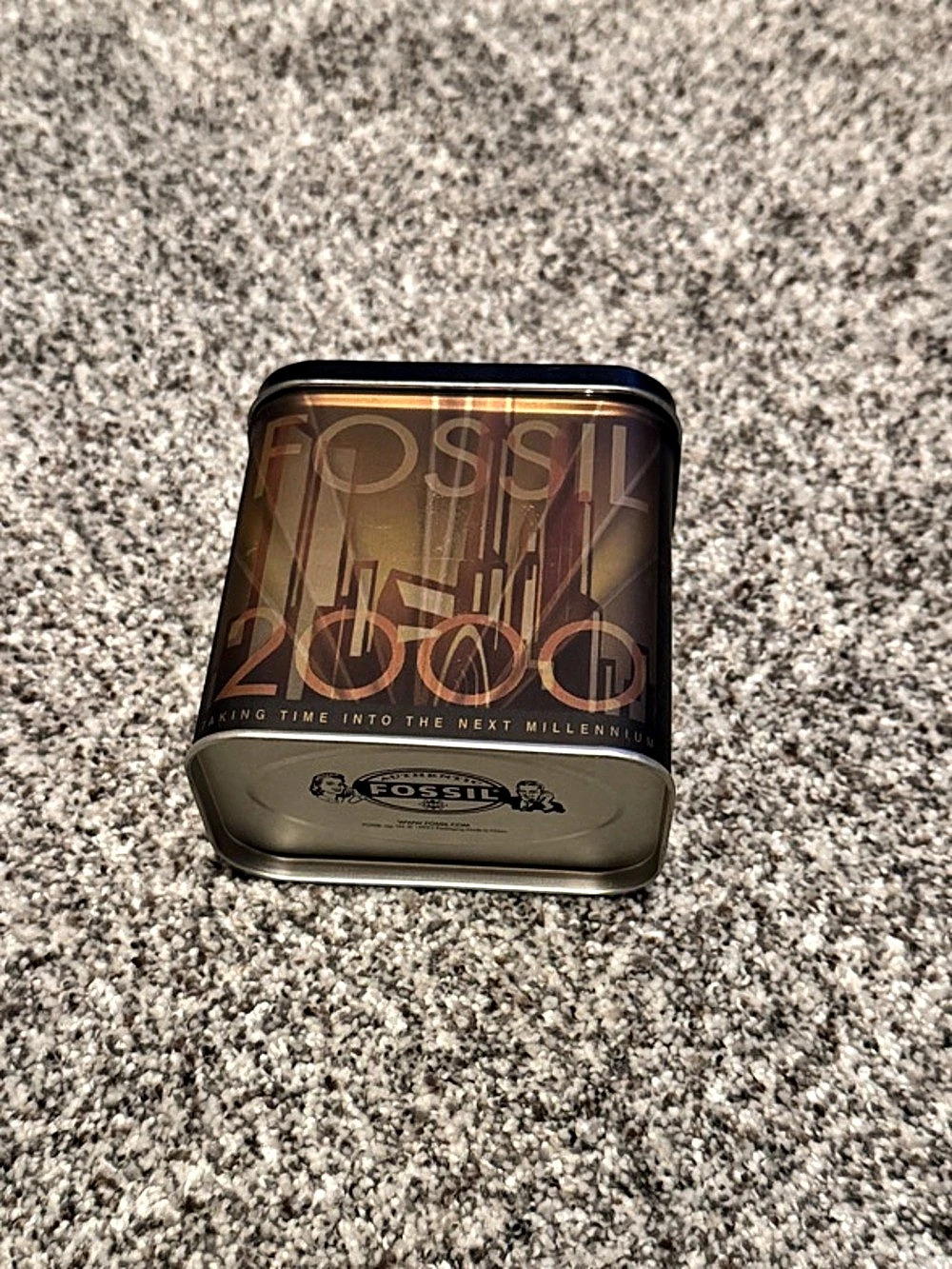 Fossil 2000 Millennium Watch Tin Brown
